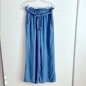 Needle & Thread - By Hannah Coffin - Wide Leg Denim Pants - British Company